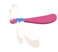pink dragonfly