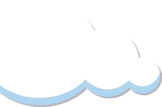 cloud left top